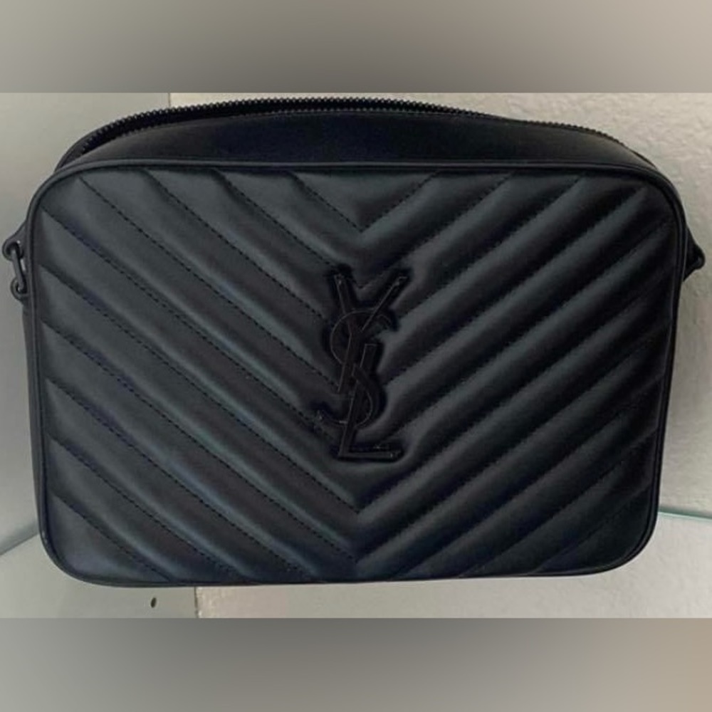 Ysl black camera bag